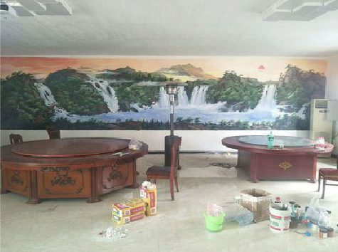 驻马店墙绘-写实风景