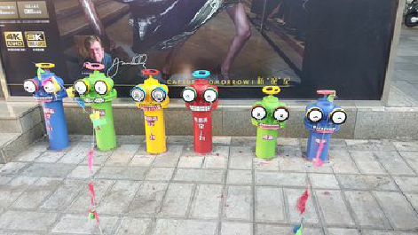 驻马店商业区彩绘