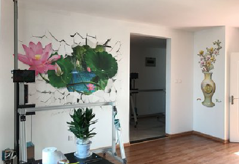 驻马店墙体彩绘相比墙纸的优势。