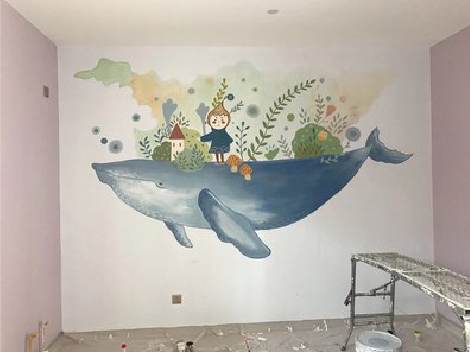 驻马店手绘墙的特点及优势。